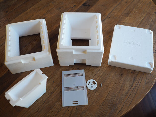 Native bee box pack and components